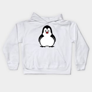 Peggy the Penguin Cartoon Emoticon Kids Hoodie